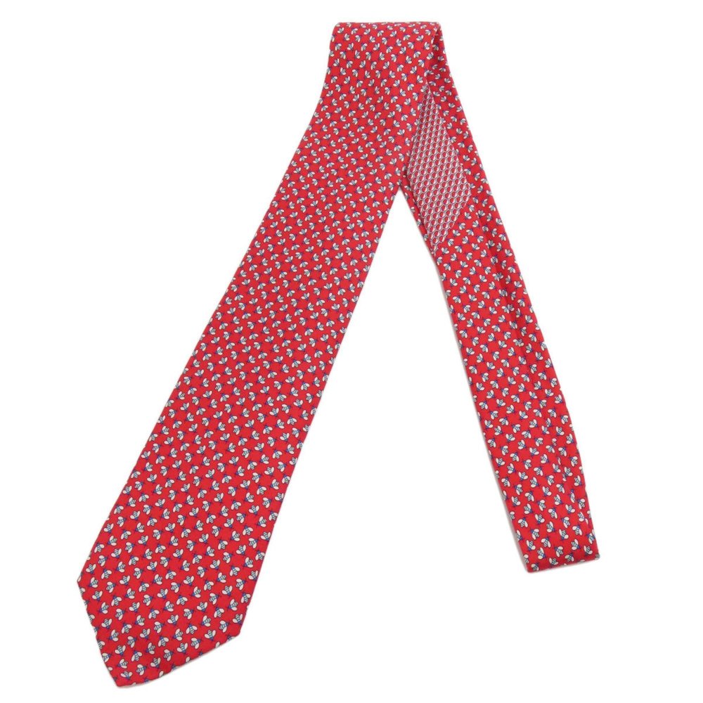 Hermes bee pattern tie silk men's HERMES - Picture 9 of 9